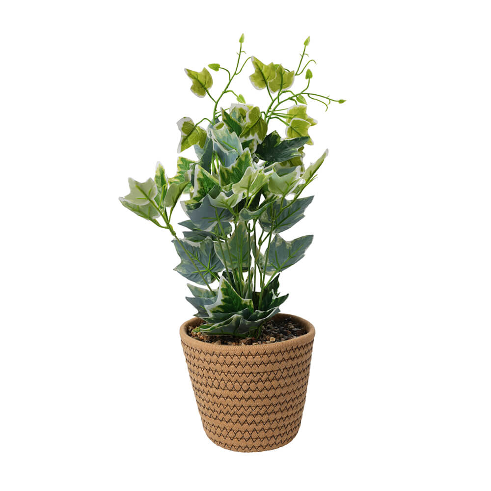 Artificial Plant in Cotton Rope Pot - 38cm