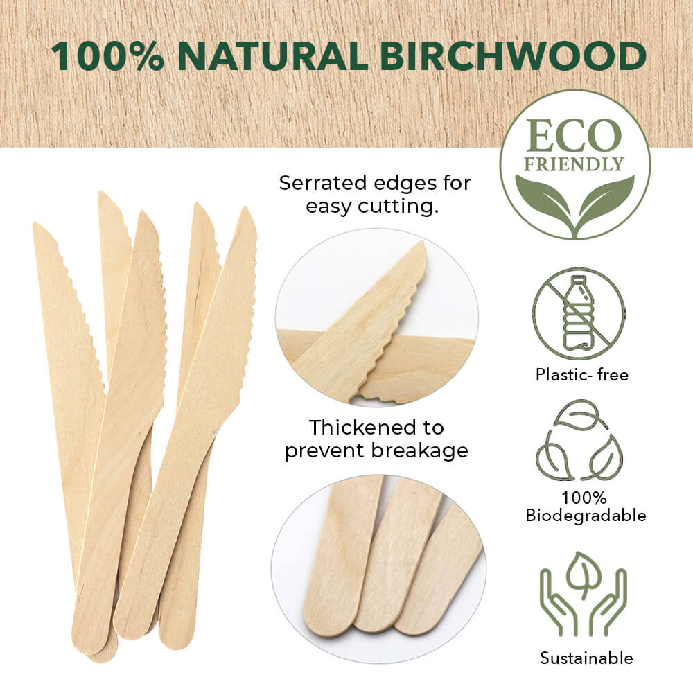Birchwood Knife Set - 20 Pieces