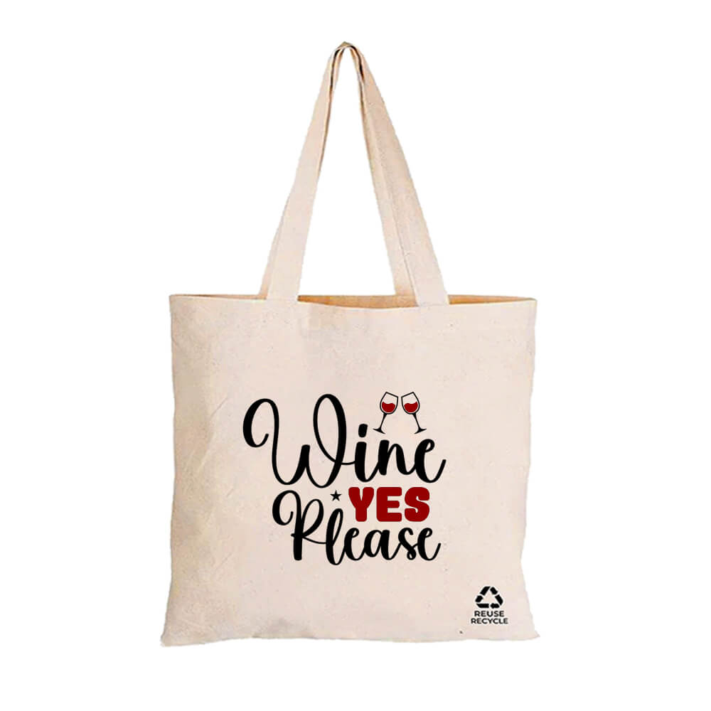 Branded Reusable Wine Shopper Bag