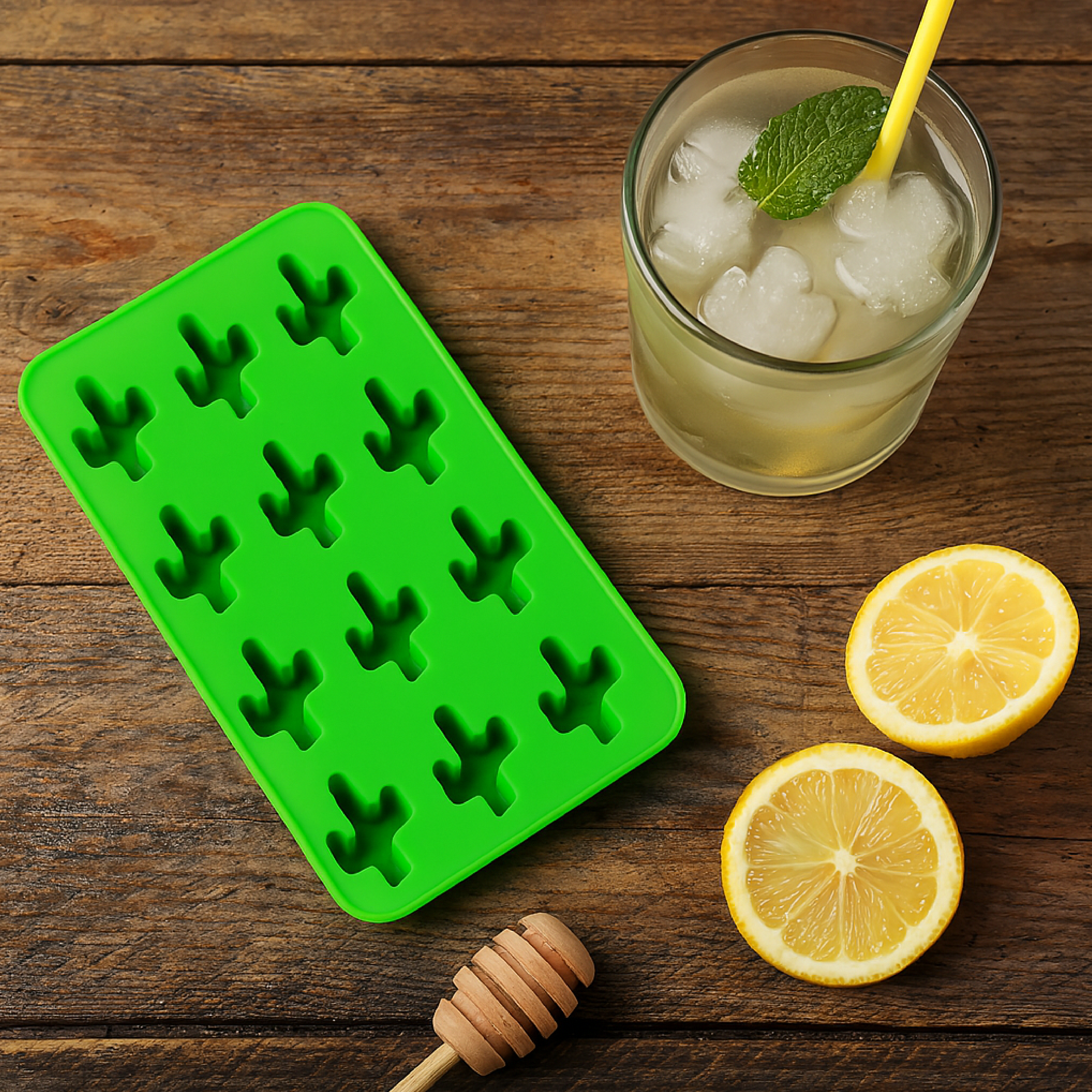 Ice Cube Mould Tray - Silicone - In Assorted Designs