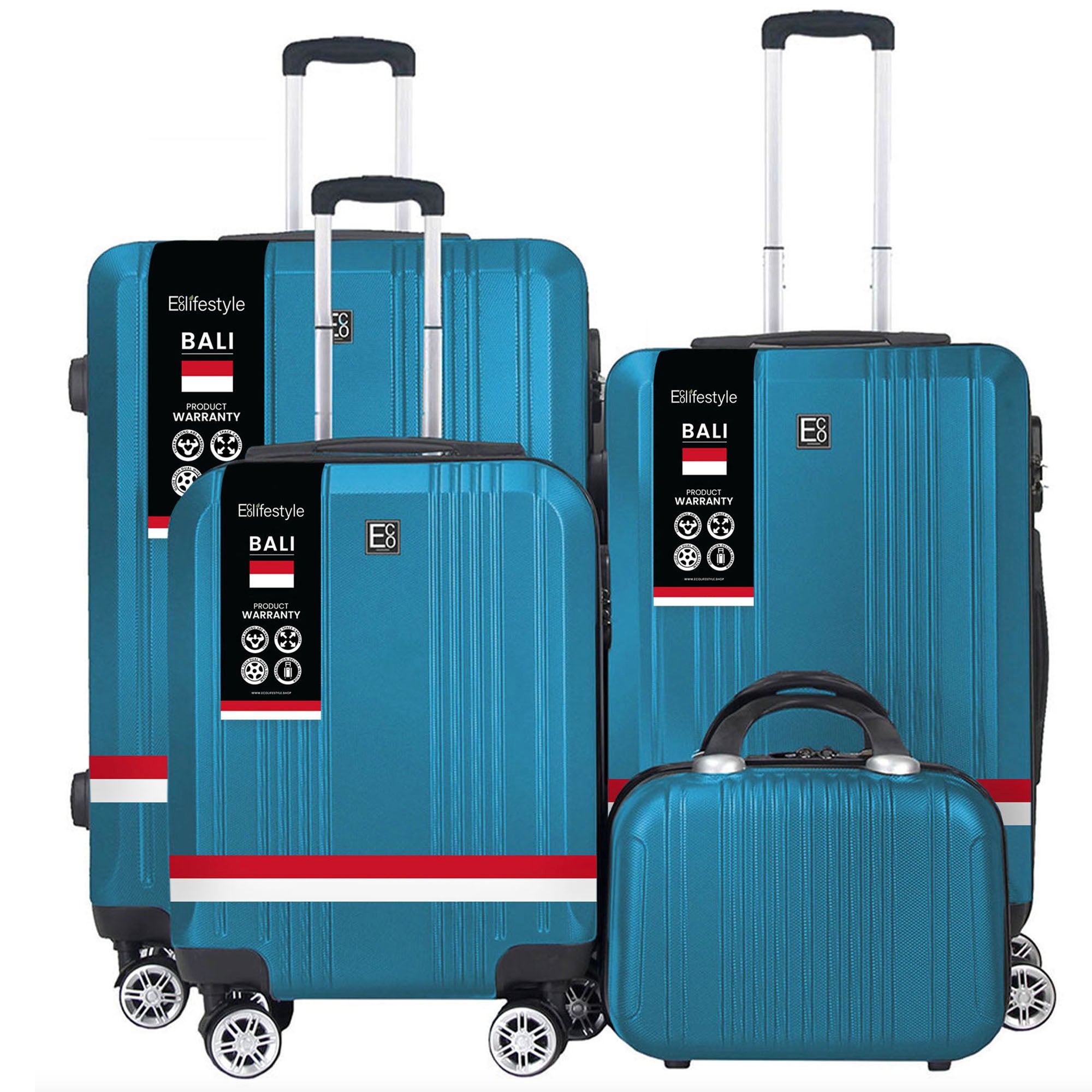 Pre-Order Bali Premium Luggage Value Set - 4 Pieces - Coming Soon