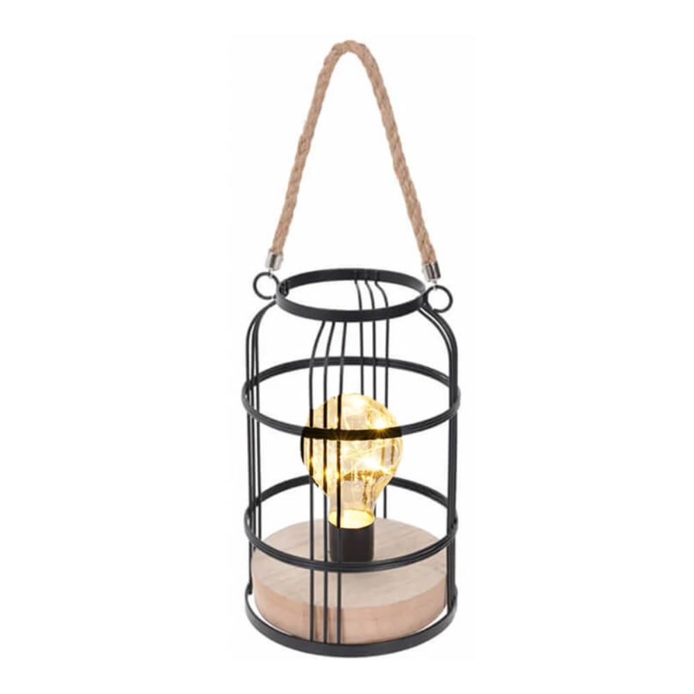 LED Hanging Metal Lantern