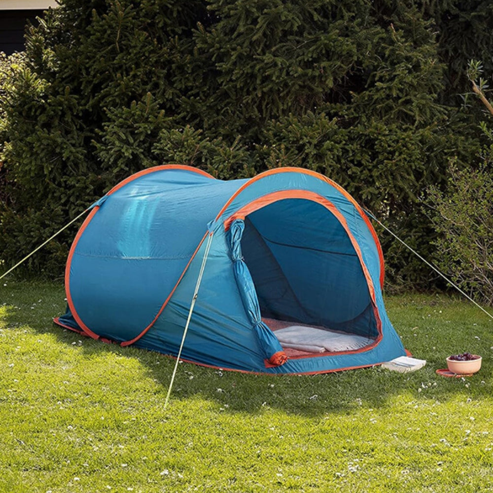 Camping Pop Up Tent - 2 Person - Blue