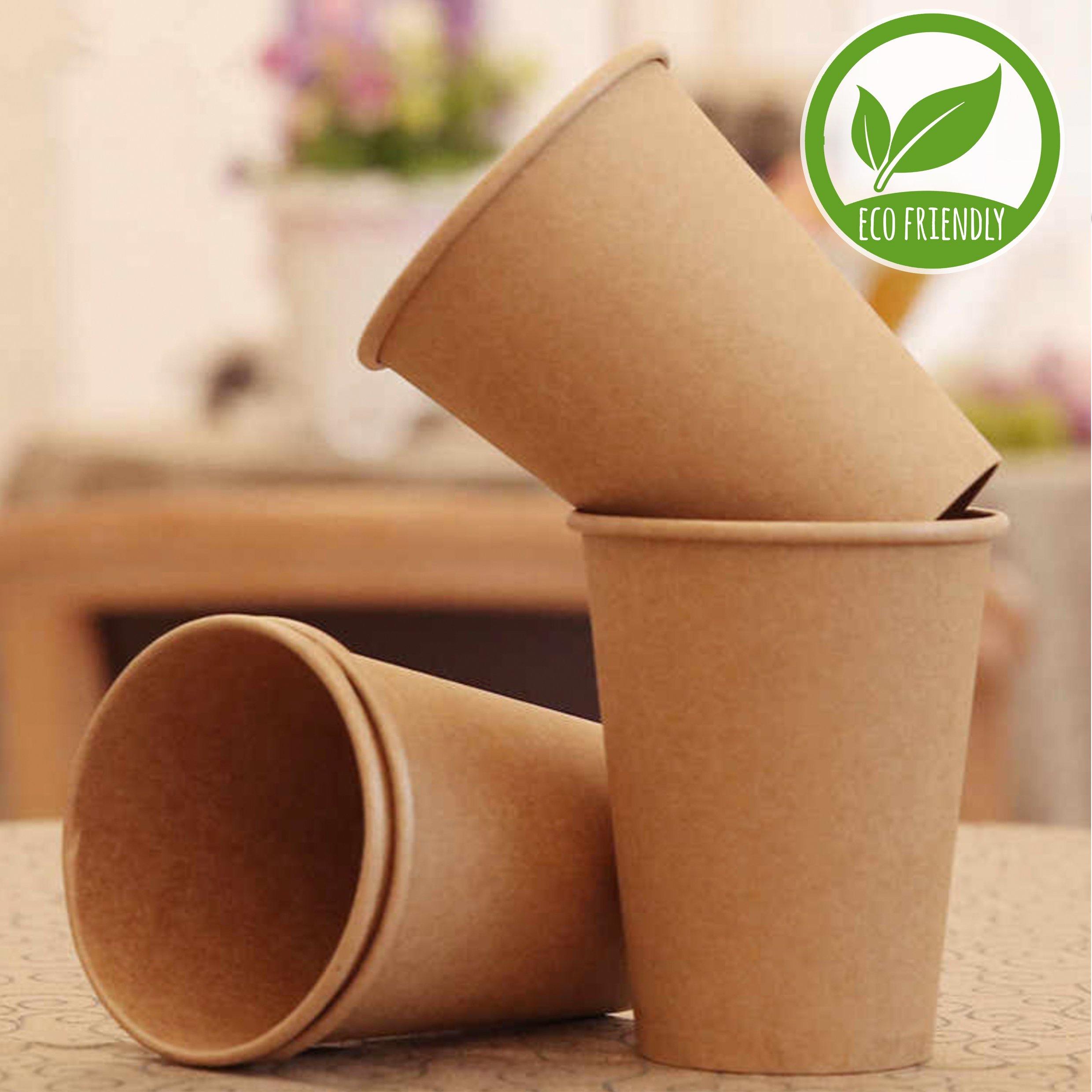 Kraft Paper Cups - 30 Pieces - 250ml - Eco-Friendly