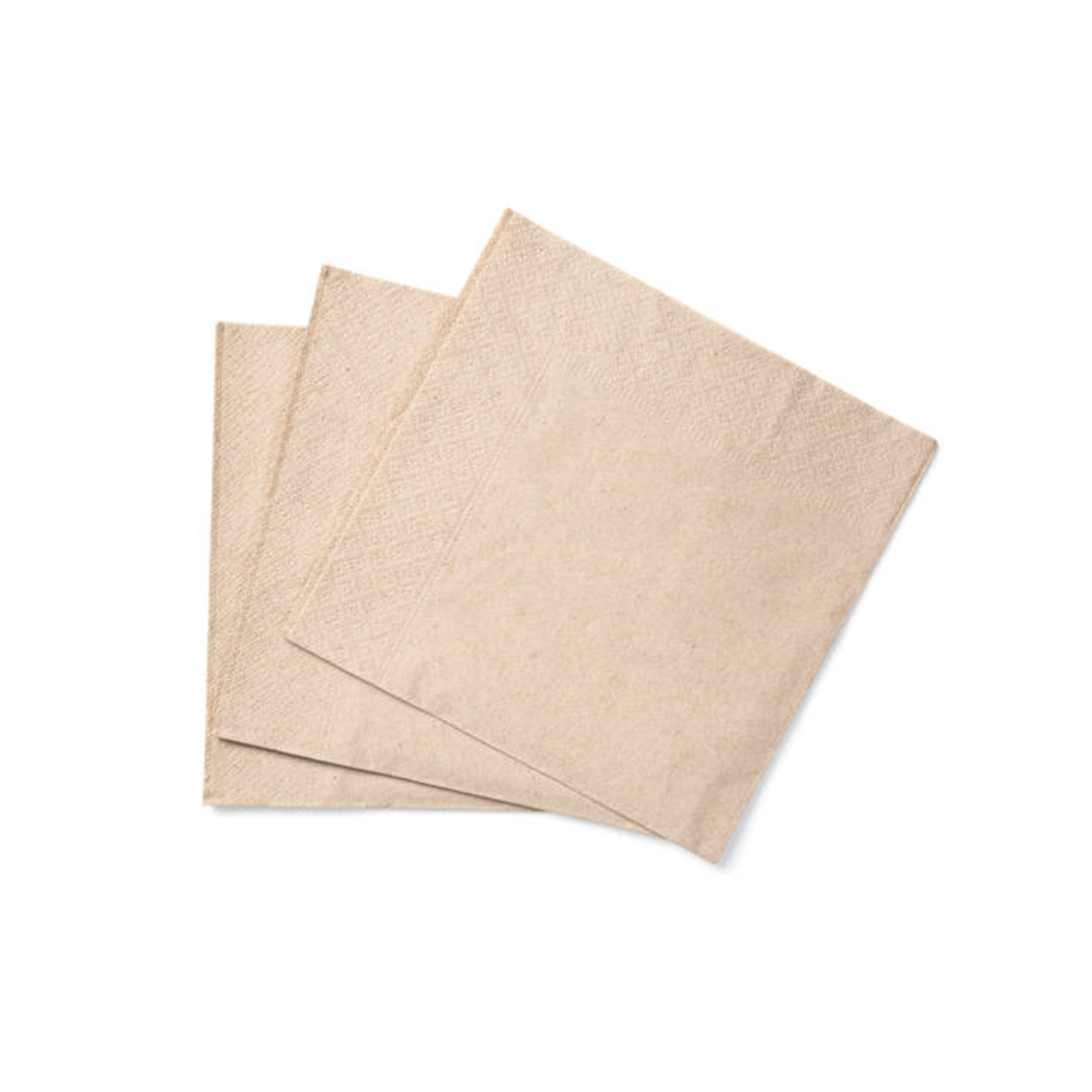 Eco-Friendly 3-Ply Recycled Paper Serviettes - Set of 20. Soft and useful sustainable serviettes disposable thick tan eco-friendly serviettes are made from recycled paper. It is 100% compostable within 45 days and it comes in a set of 20, which is ideal for dinner parties, picnic and camping trips. Size: 33 x 33cm. Bags Direct wholesale online shop 602500150