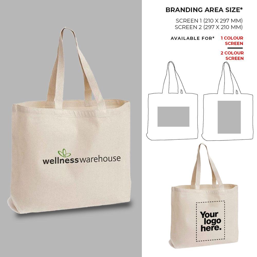 Eco-Friendly Reusable Canvas Shopping Bag