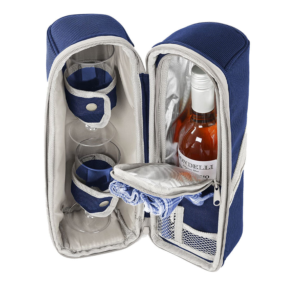 Wine Cooler Bag with Adjustable Padded Shoulder Strap