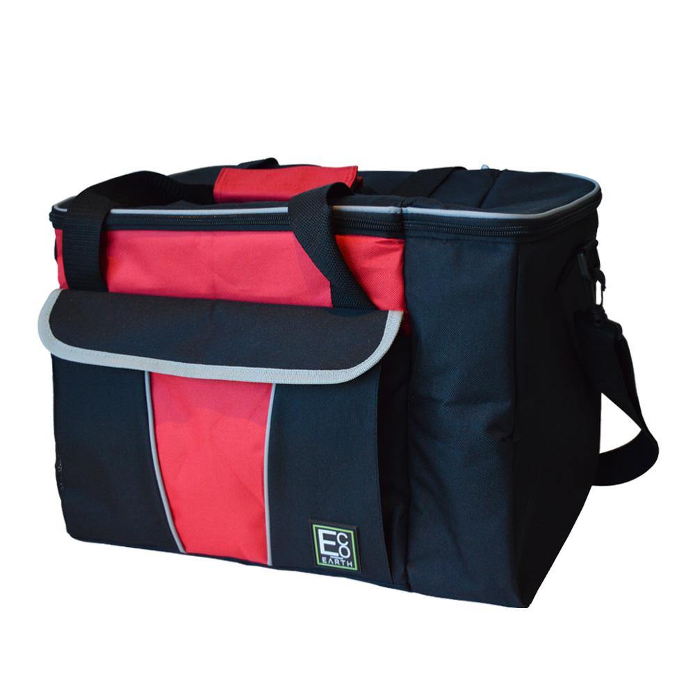 Insulated Cooler Bag with 2 x Side by Side Pockets and Carry Handles - 48L