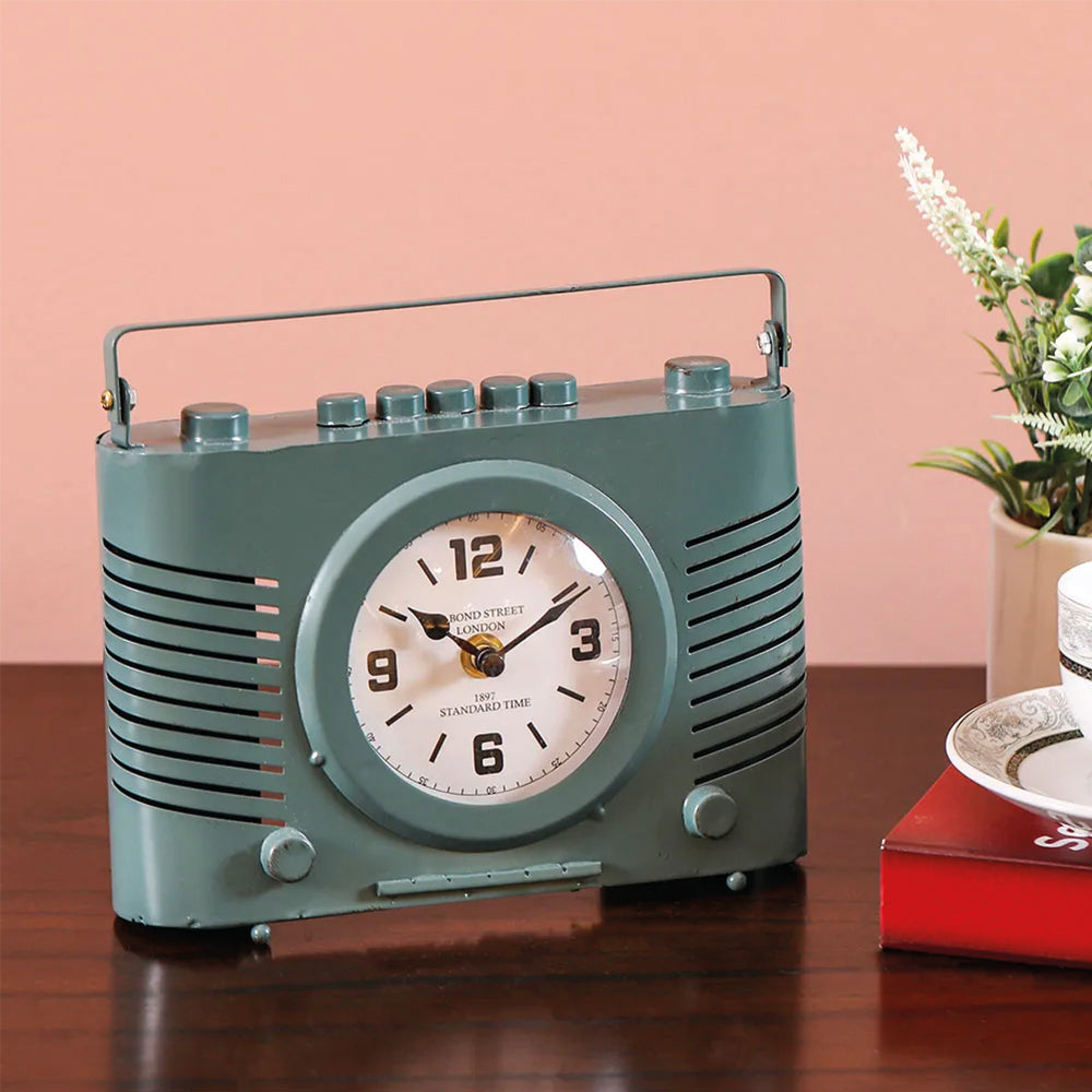 Table Clock - Vintage Radio Model