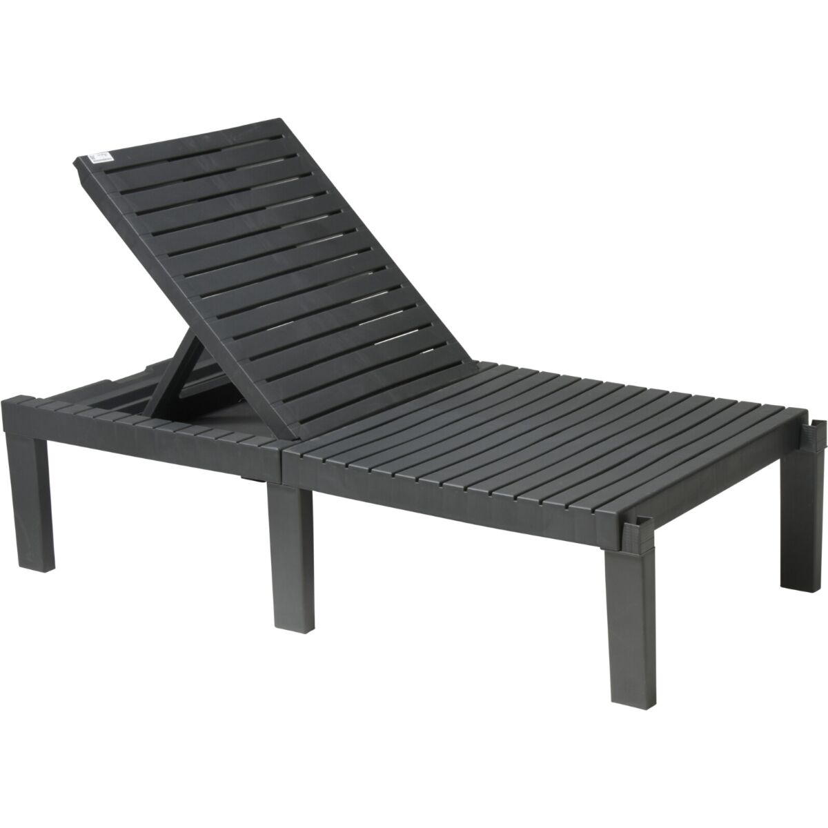 Sunlounger with Cushions - 7 Adjustable Positions
