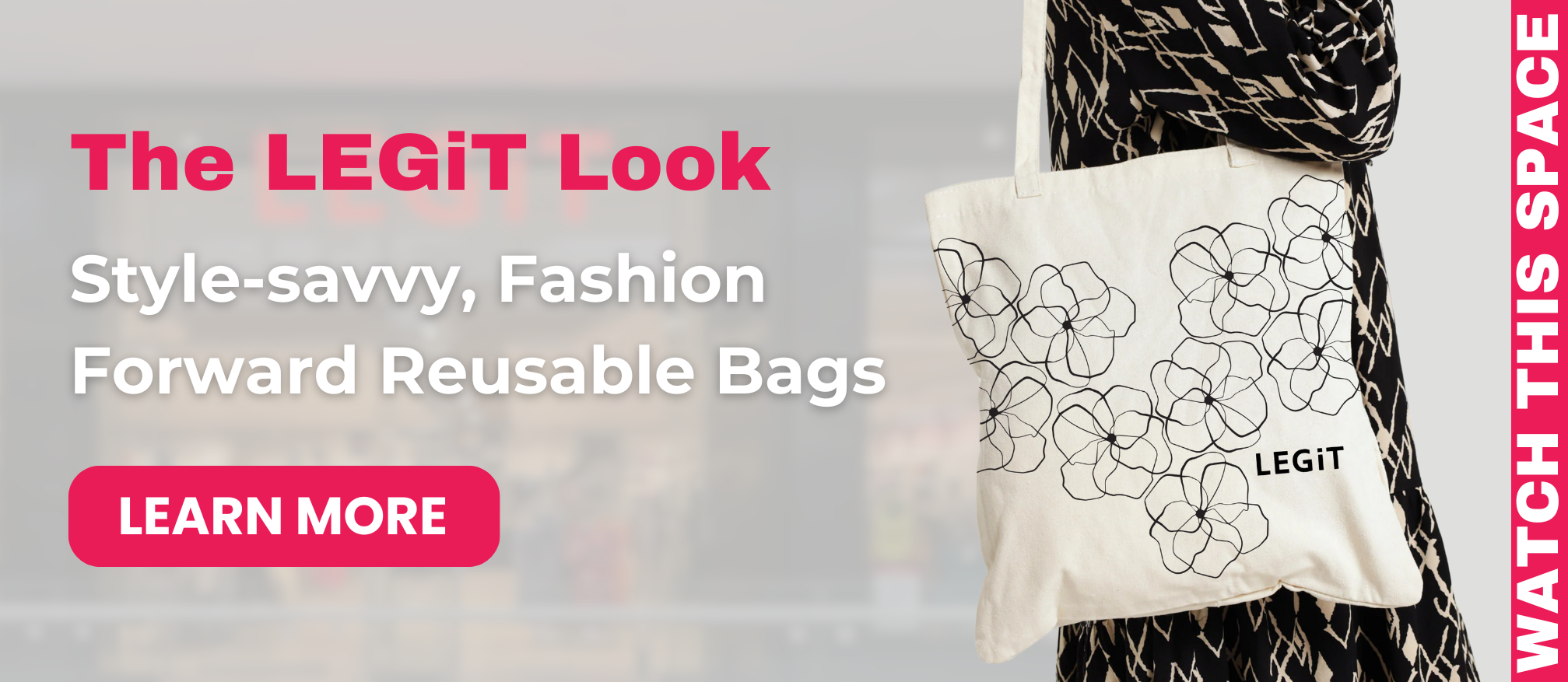 Style-savvy, Fashion Forward Reusable Bags For LEGiT