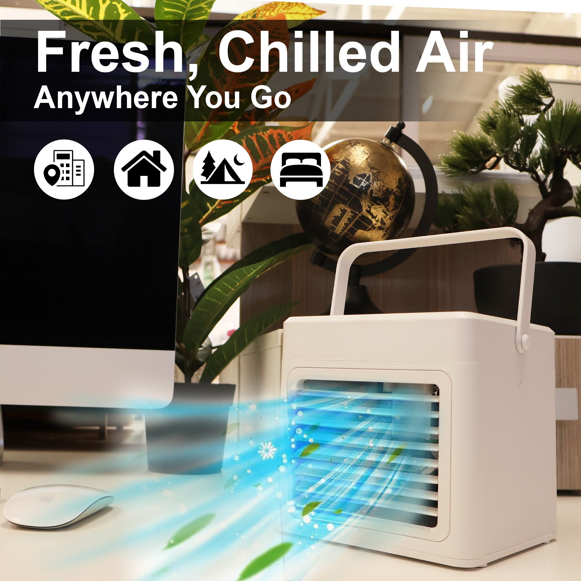 Luftkühler 260 ml mit Micro-USB-Ladeanschluss