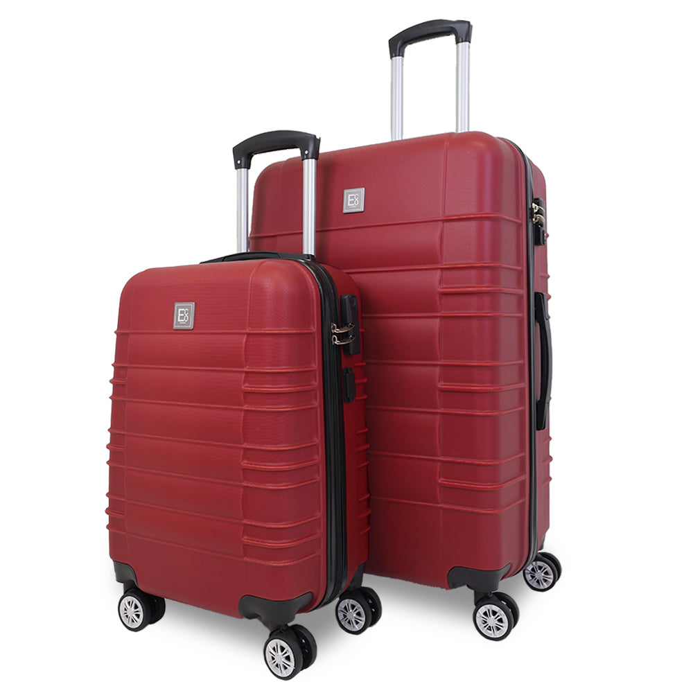 Santorini Eco-Friendly Hardshell Luggage Set - 360 Spinner Wheels - 2 Pieces