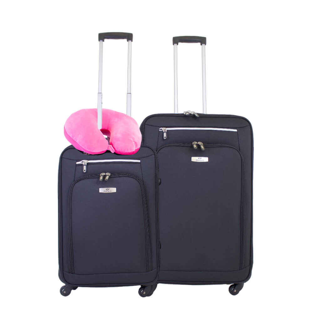Maletas de equipaje Florida Soft Shell con ruedas de 360° - 2 piezas - 50 cm y 60 cm