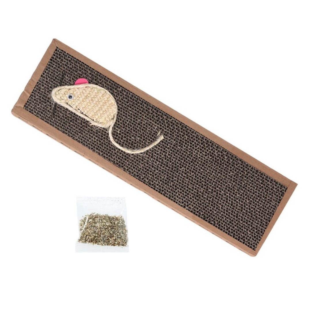 Eco-Friendly Cat Scratcher with Sisal and Carton, FSC Certified