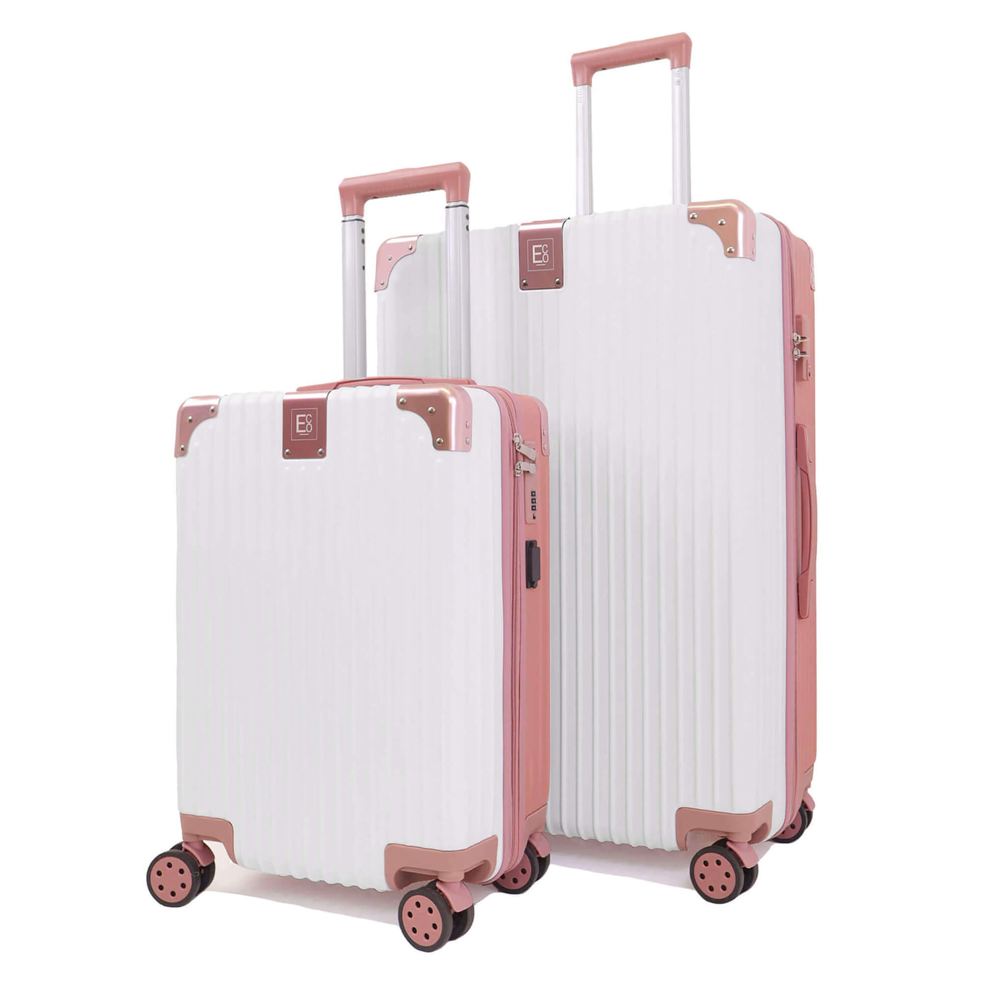 Valises à bagages avec poignée télescopique - 2 pièces - Berlin Design