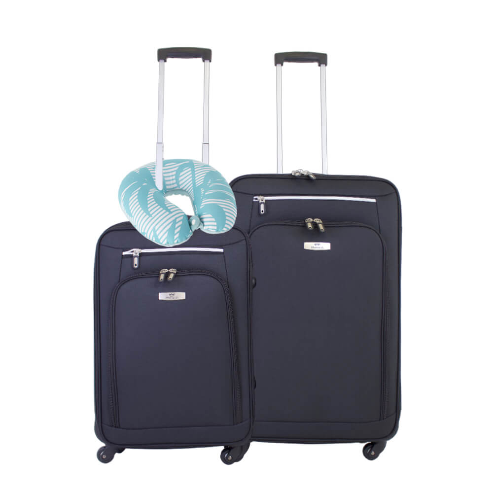 Maletas de equipaje Florida Soft Shell con ruedas de 360° - 2 piezas - 50 cm y 60 cm