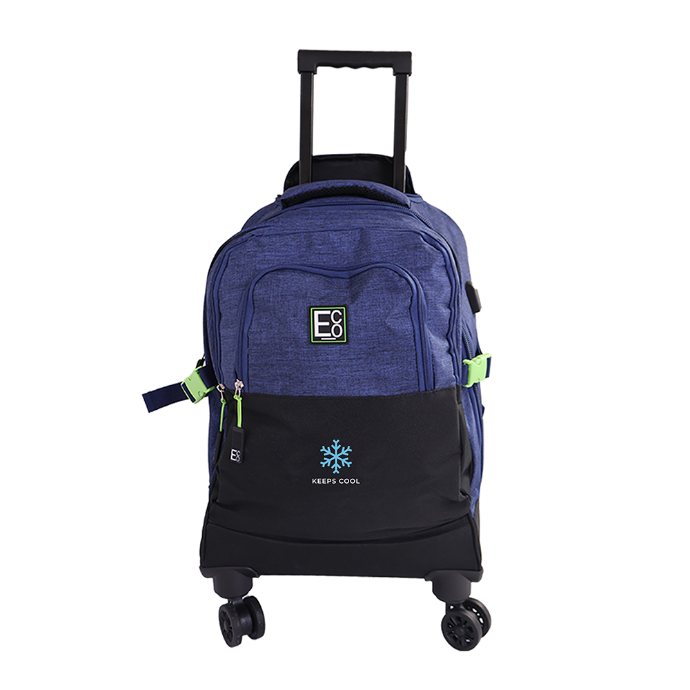 Mochila Spinner Trolley con compartimento Coolerbag y puerto USB