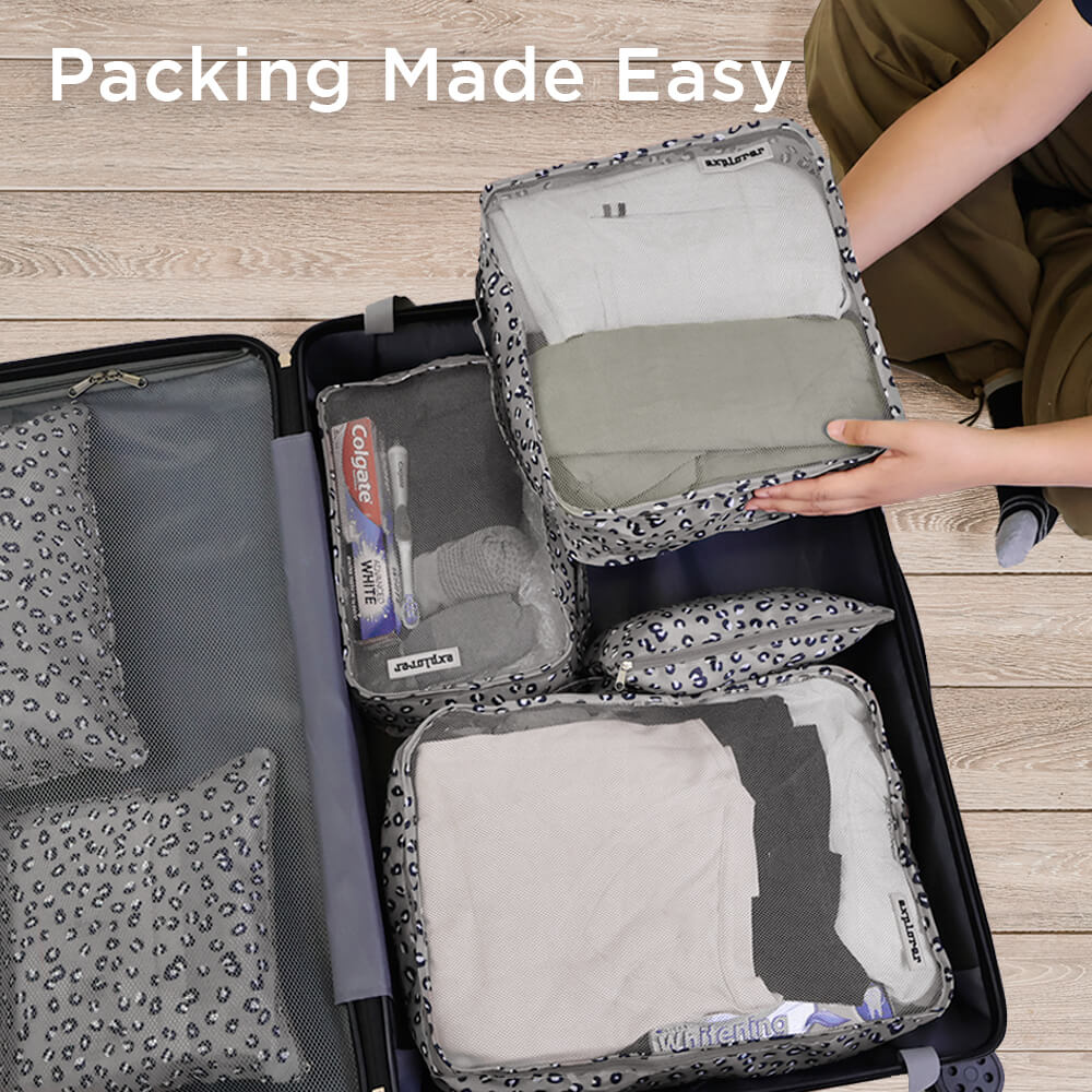 Travel Storage and Organiser Bags - 6 Pieces