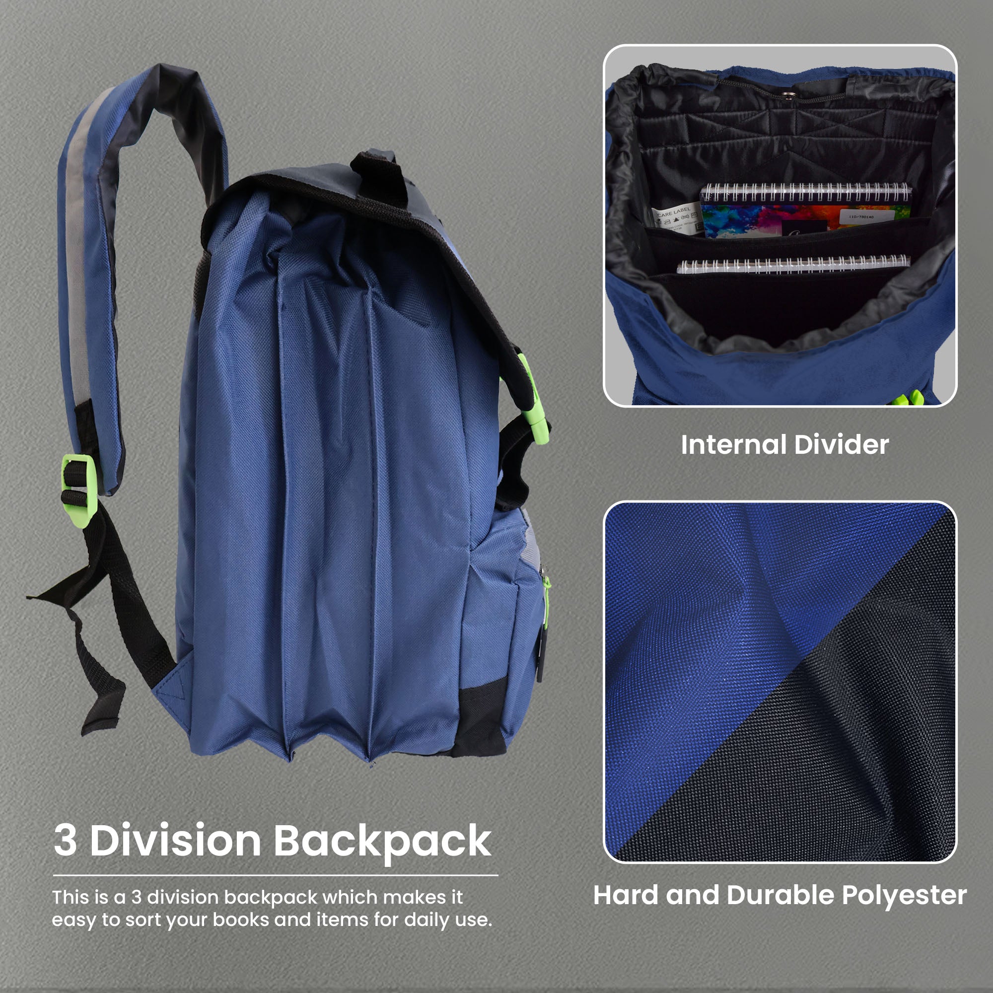 5-Division Back To School Backpack