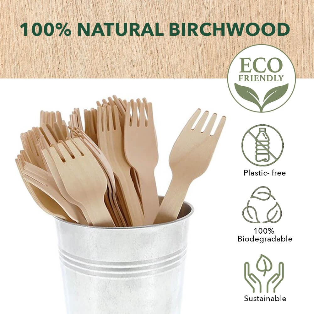Birchwood Fork Set - 20 Pieces