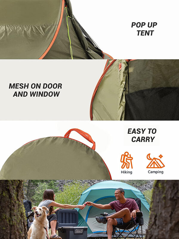 Tienda emergente de cúpula para acampar para festivales