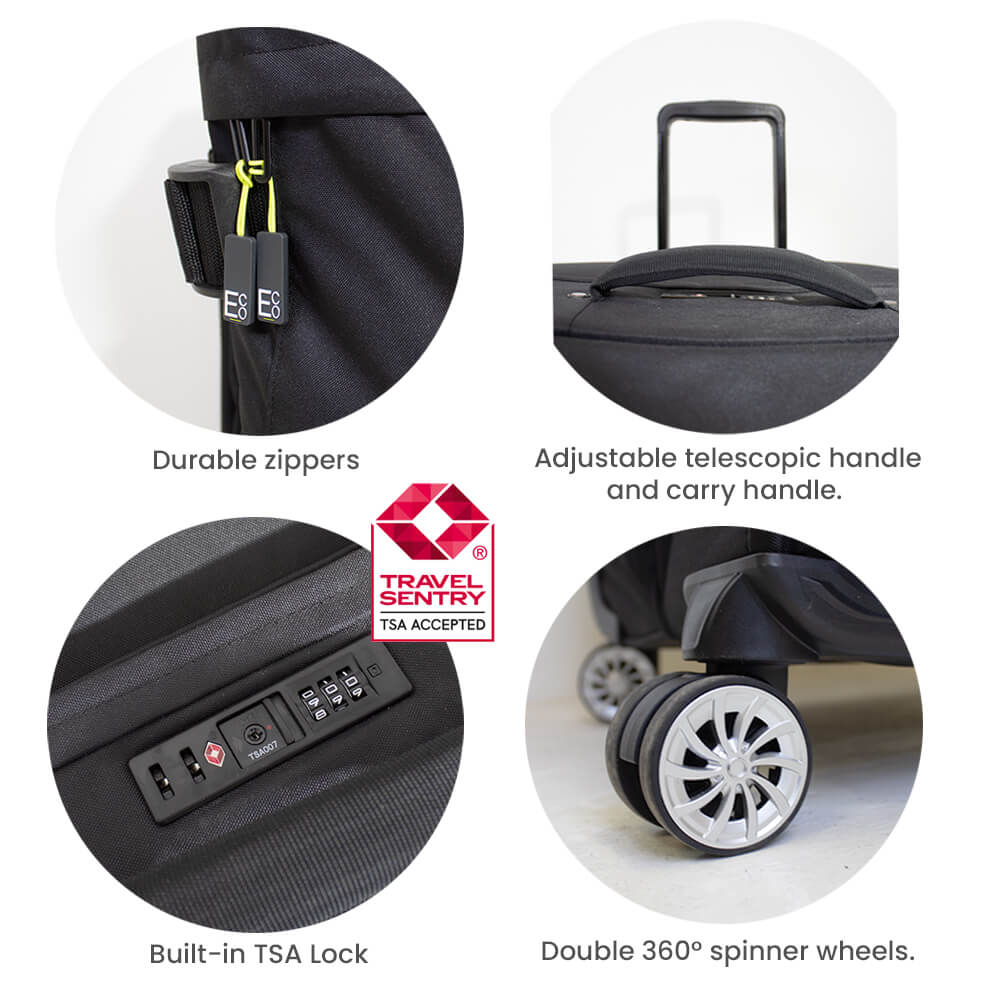 Tog Duffel Bag with Spinner Wheels and Adjustable Telescopic Handle - 85cm (Coming Soon)