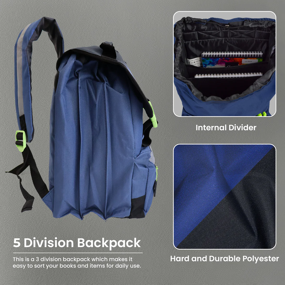 5-Division Back To School Backpack