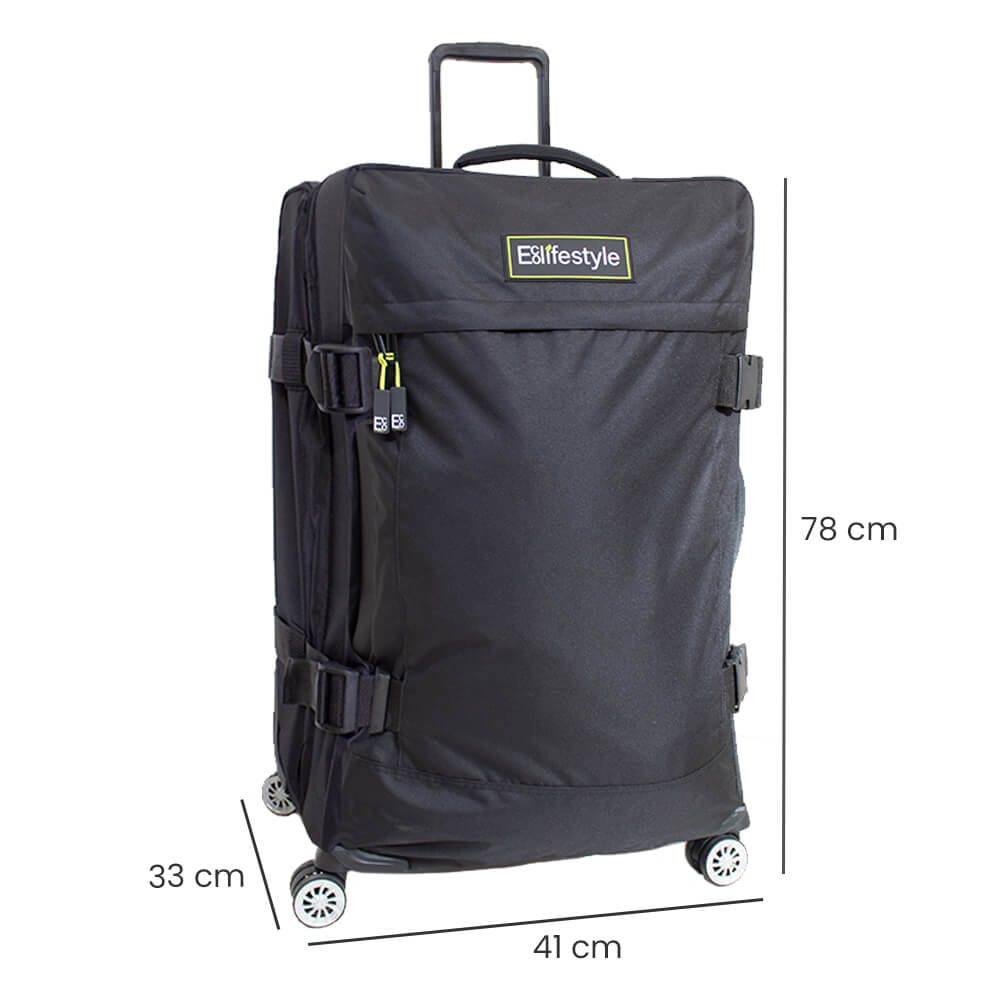 Tog Duffel Bag with Spinner Wheels and Adjustable Telescopic Handle - 85cm (Coming Soon)
