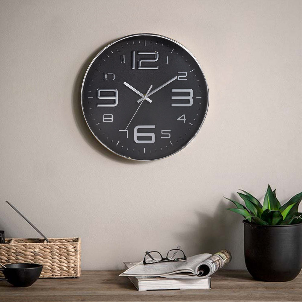 Horloge Murale - Chromé