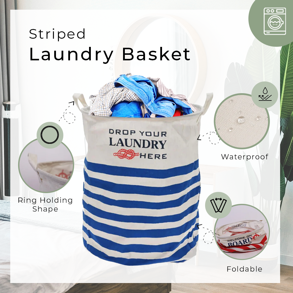 Laundry Bag with 2 Handles - Flatpack Design - 96L