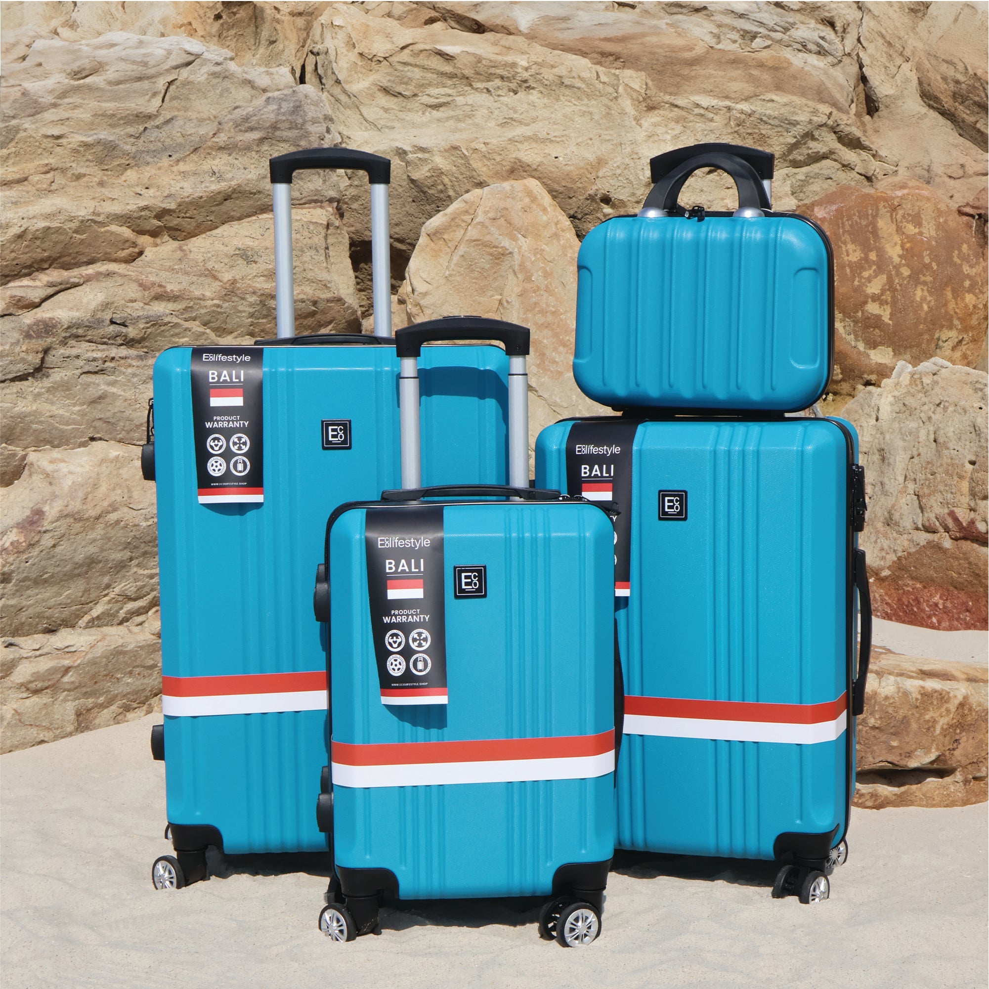 Bali Premium Luggage Value Set - 4 Pieces