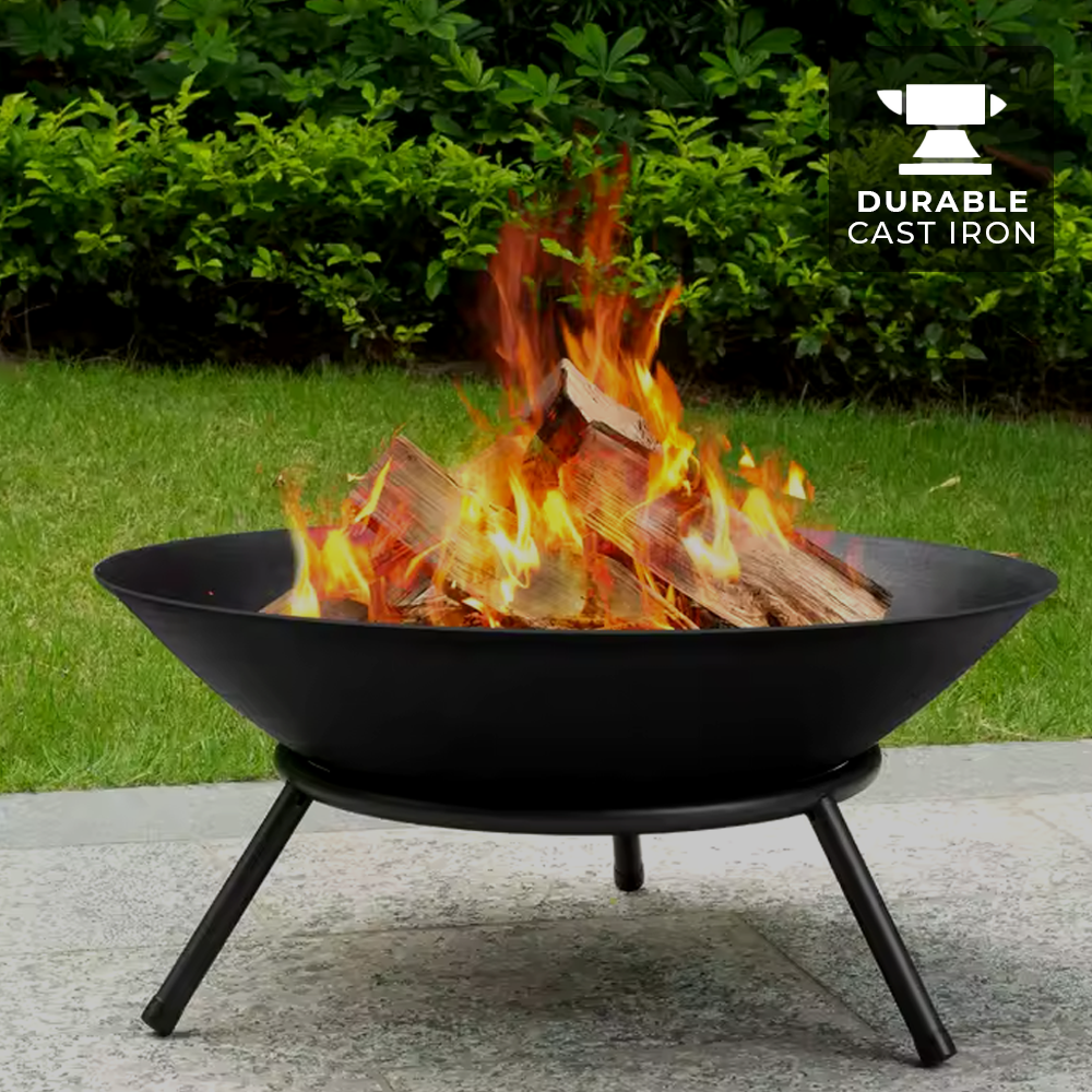 Charcoal Fire Bowl Pit - Cast Iron - 50cm