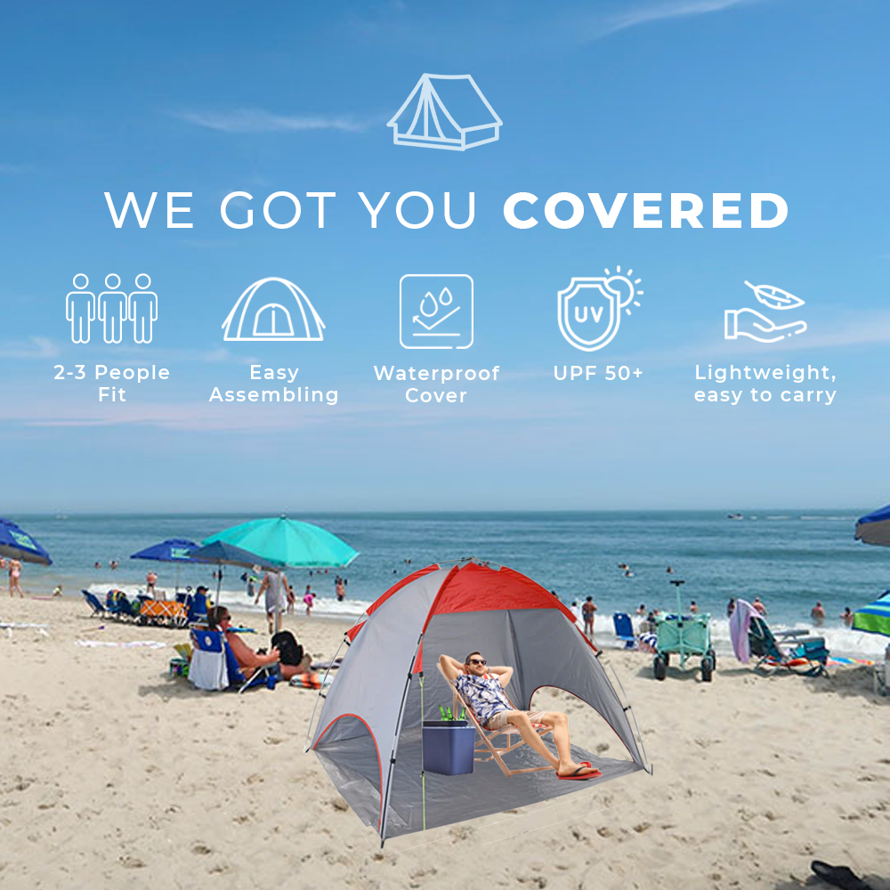 Beach Tent UV50+ for 2 People