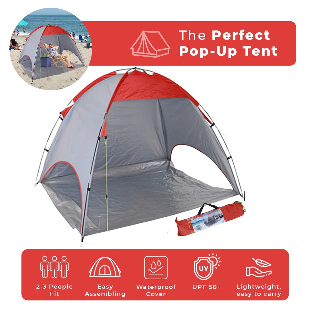 Beach Tent UV50+ for 2 People