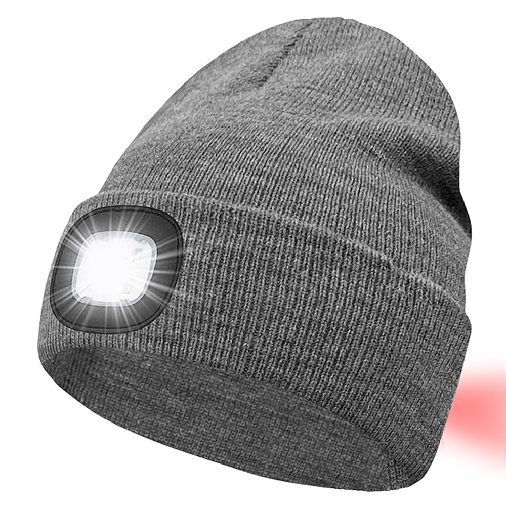 Gorro con luz frontal LED