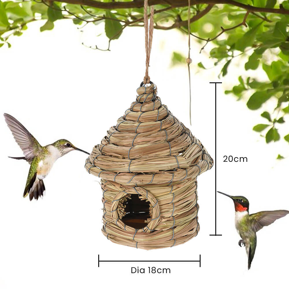 Natural Seagrass Birdhouse