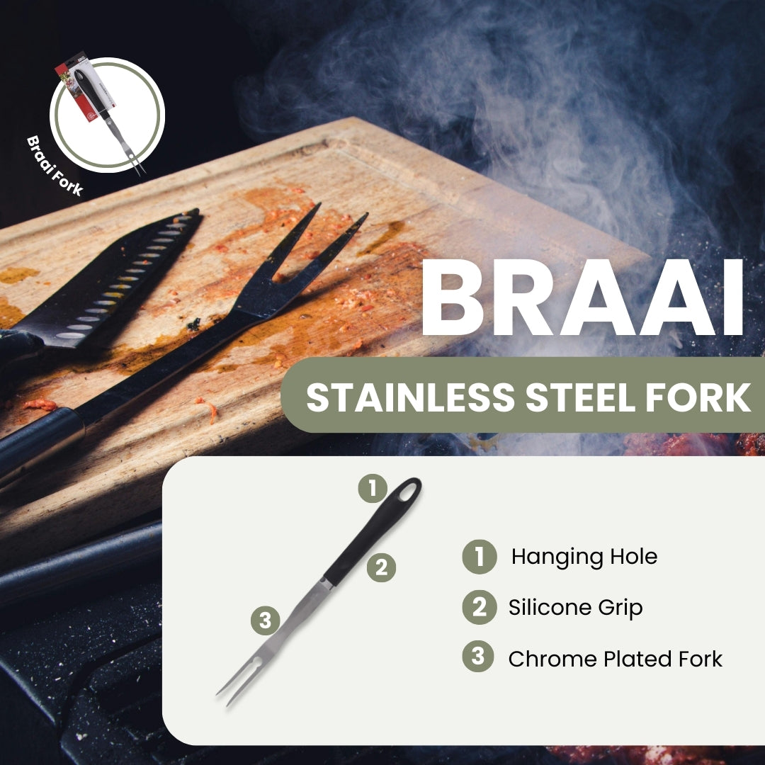 Braai Barbecue Fork - Stainless Steel