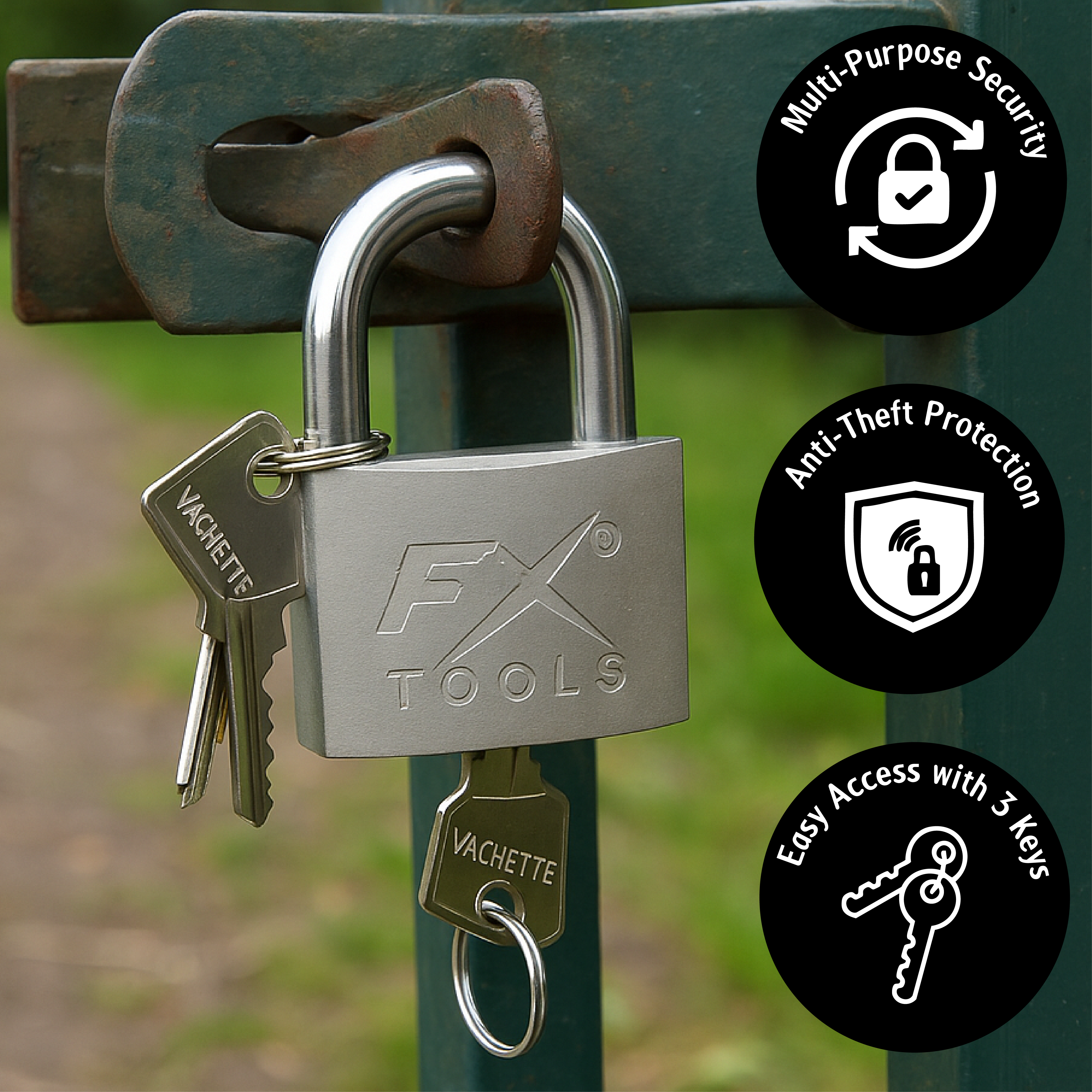 Luggage Lock Set - 3.2cm with 3 Keys