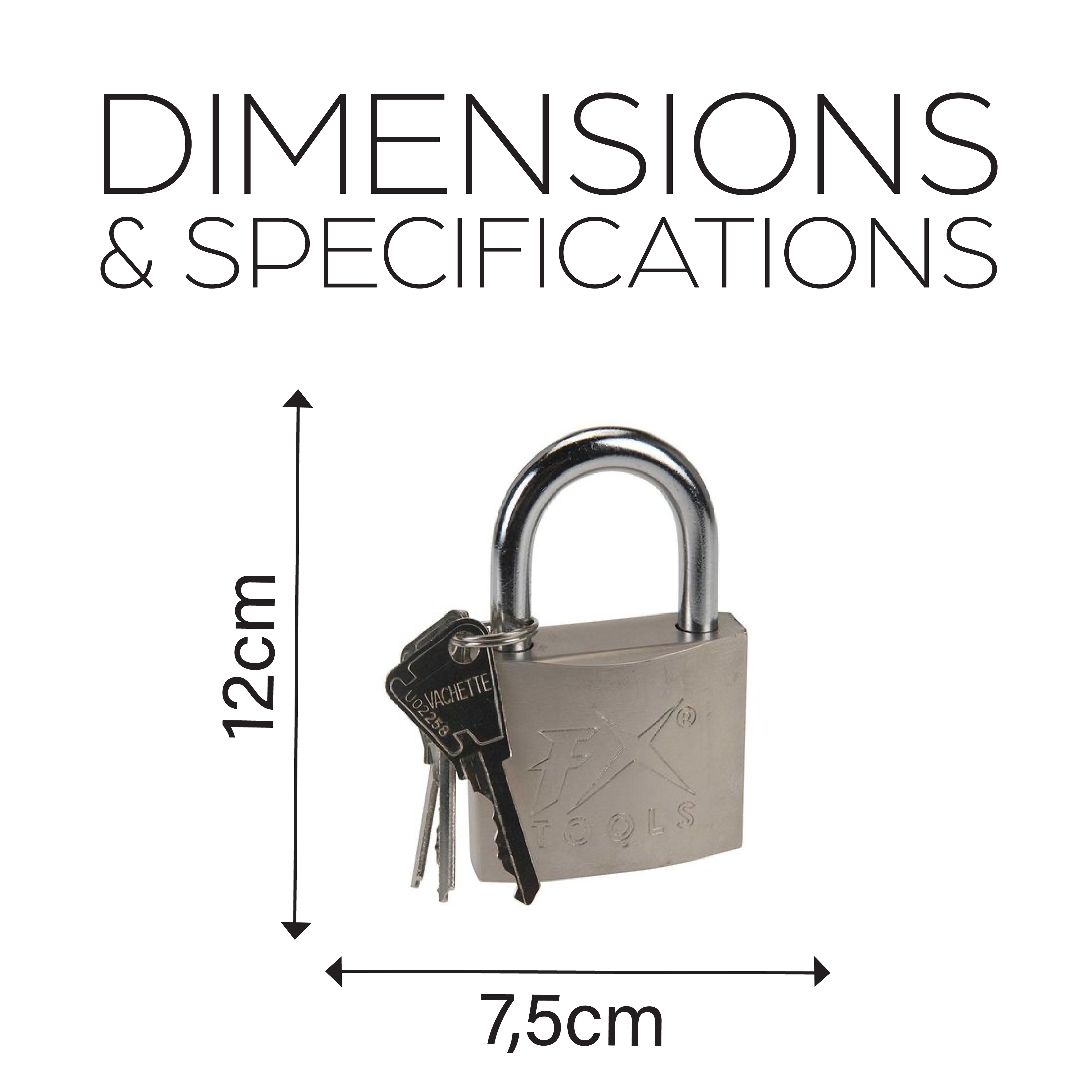 Luggage Lock Set - 3.2cm with 3 Keys