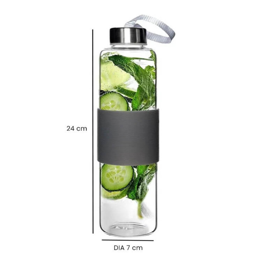 Hot & Cold Glass Drinking Bottle