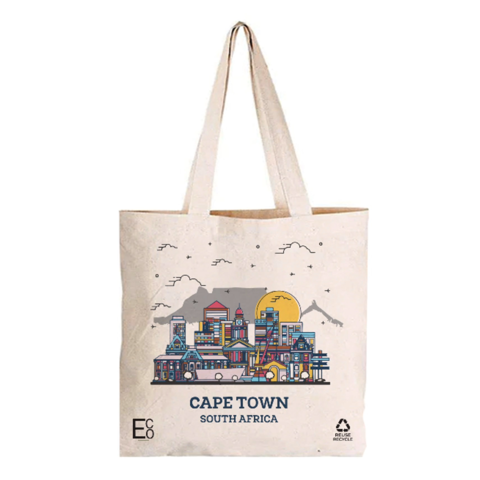 Cape-Town-Reusable-Canvas-Tote-Bag-400GSM-18L-Still