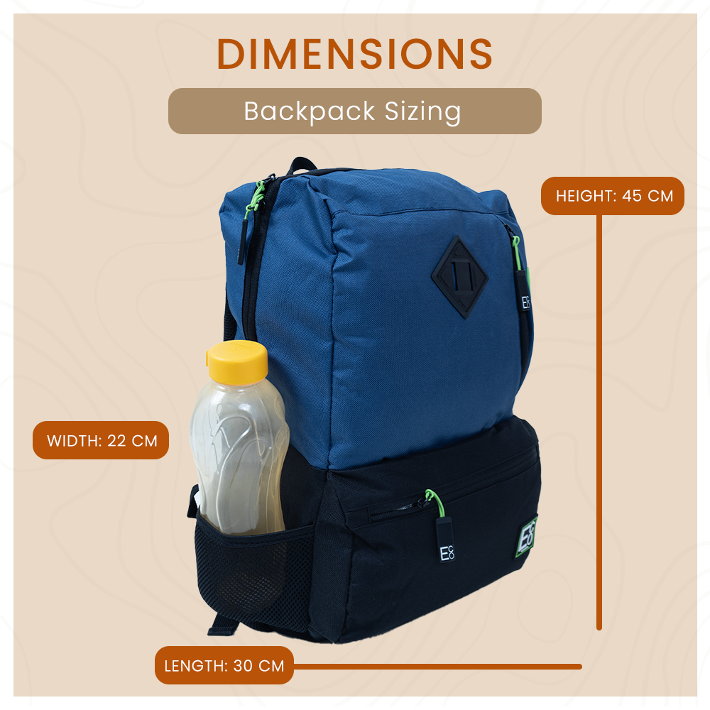 Laptop Student Backpack - Navy