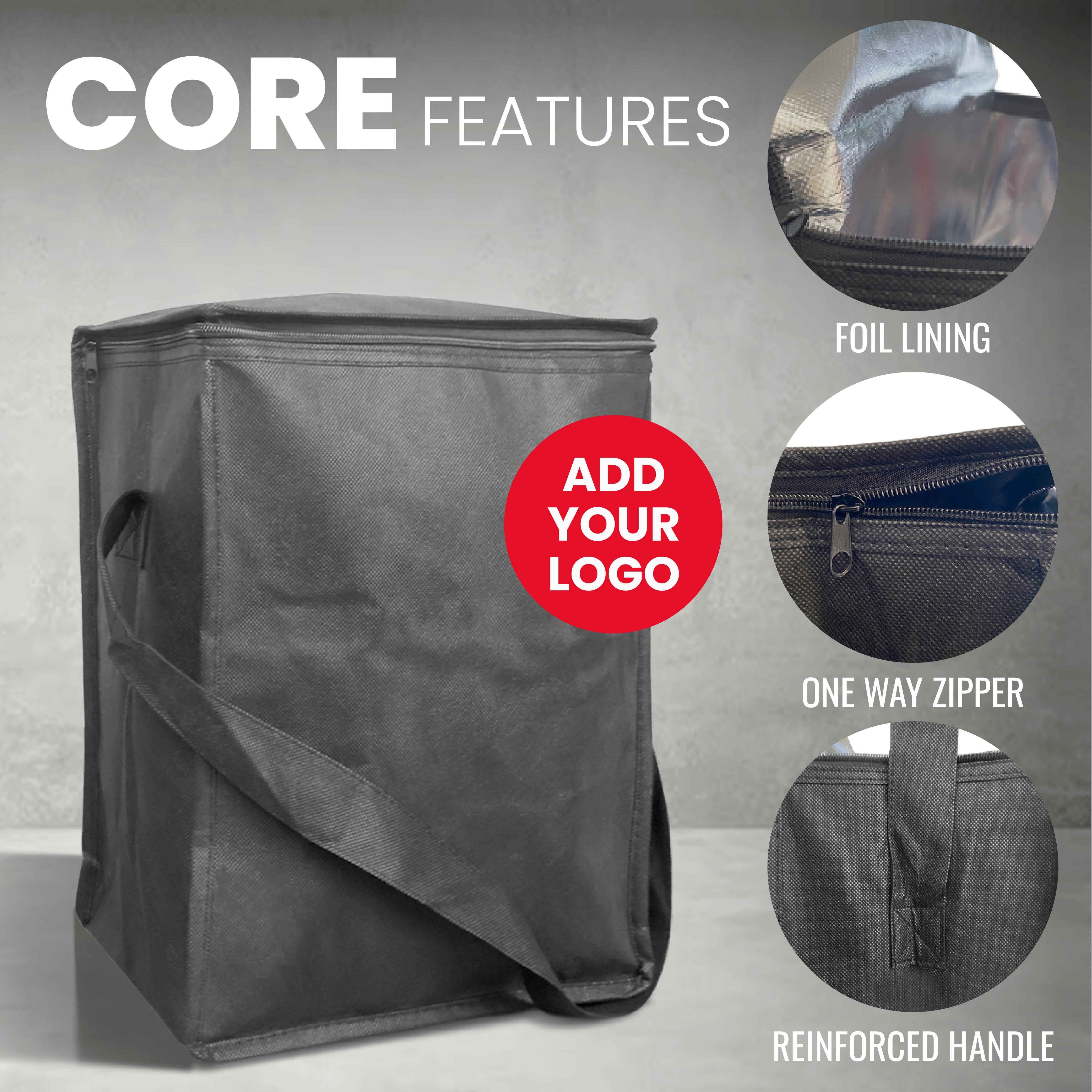 Reusable Non-Woven Insulated Cooler Bag | 70GSM, 16L