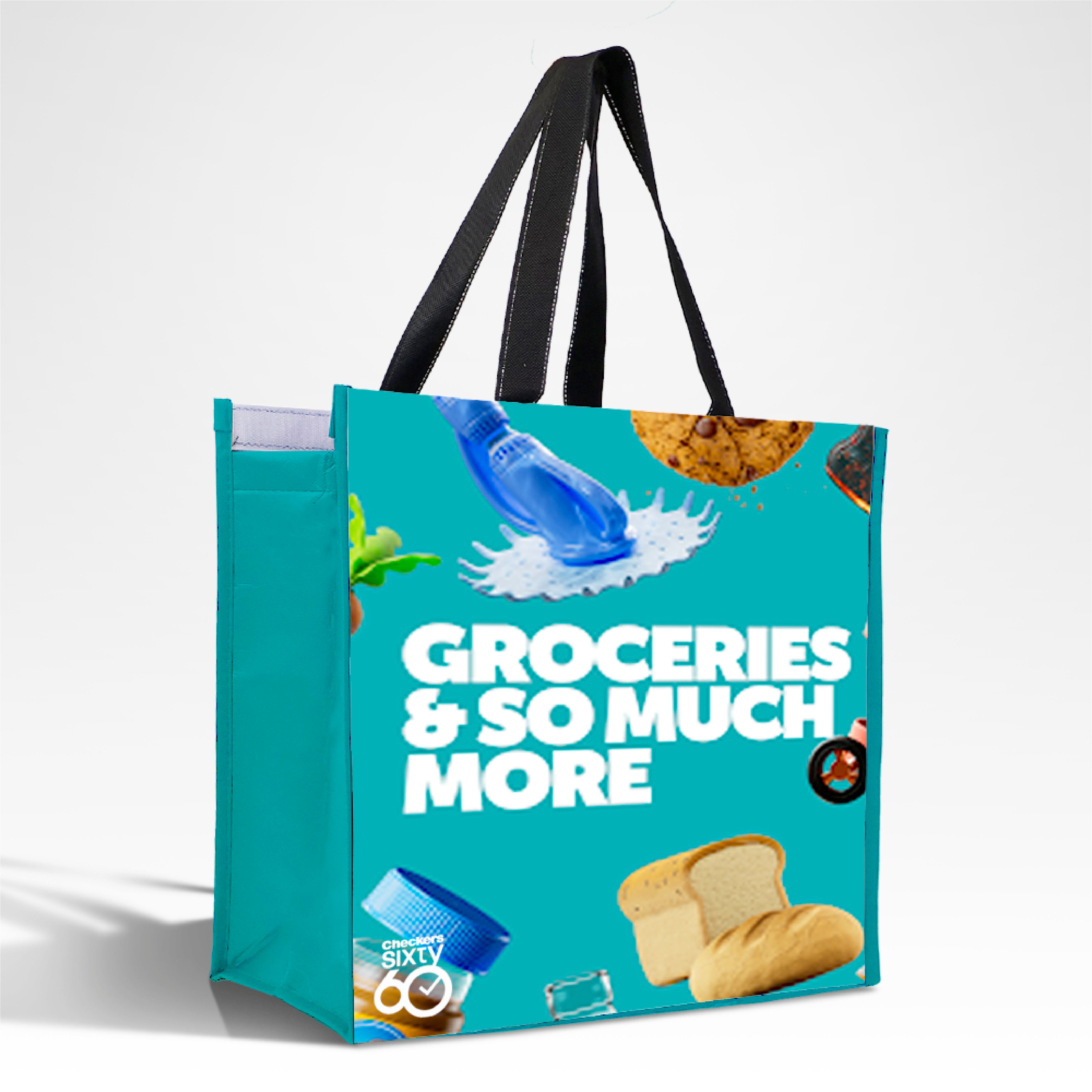 Assorted Design Reusable Laminated Cooler Shopping Bag | 70GSM, 28L