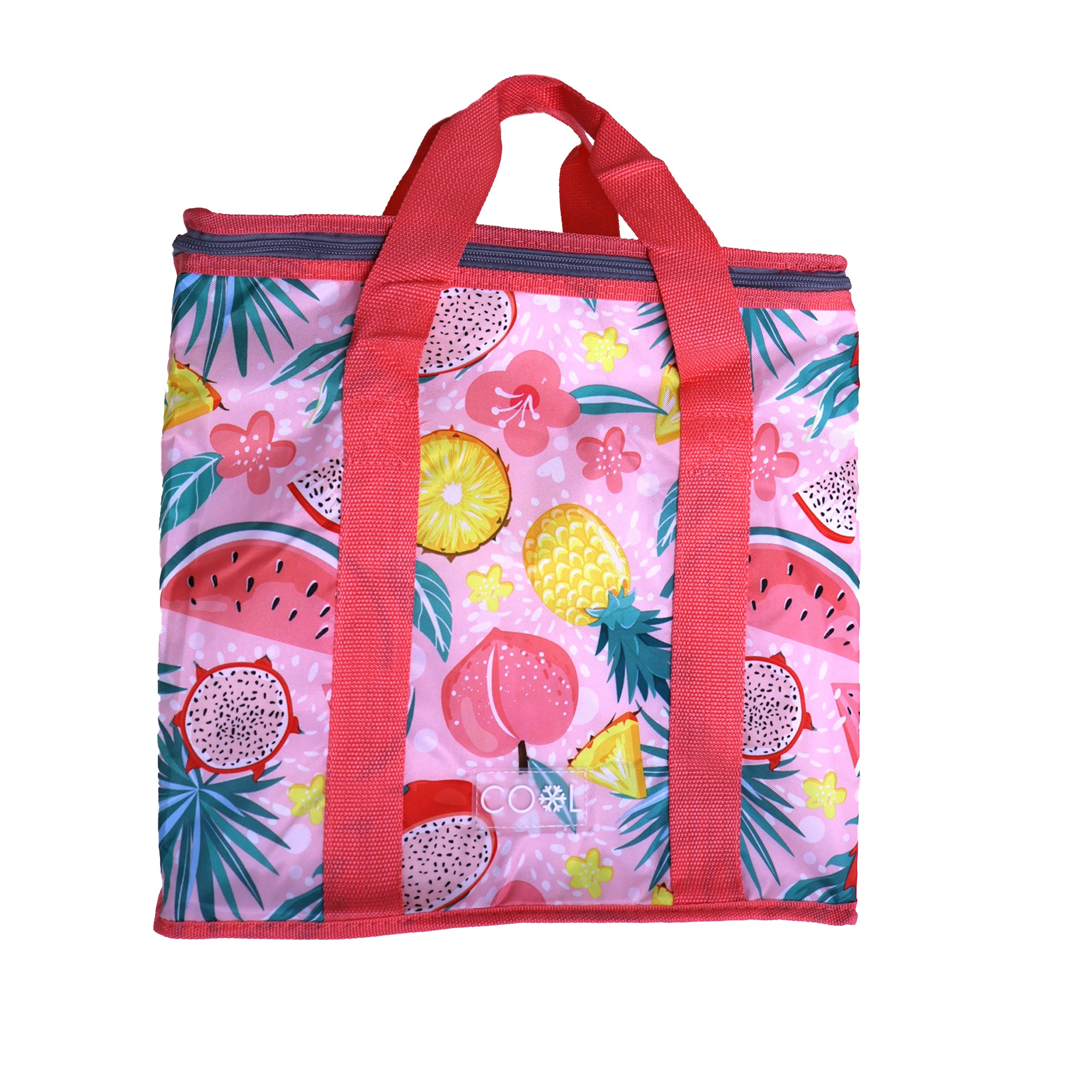 Cooler Bag Insulated with Handles - 16 Litres - Tropical Fruits Design