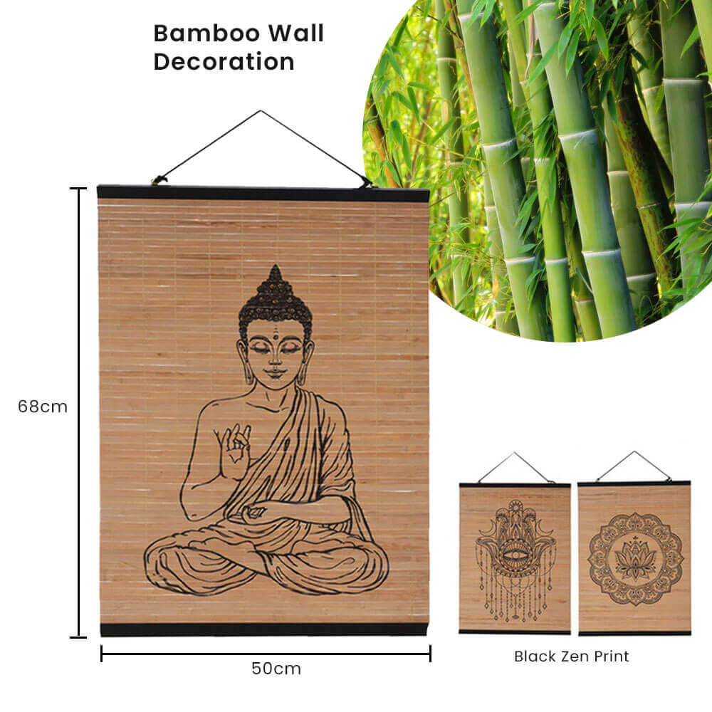 Natural Bamboo Hanging Wall Decoration