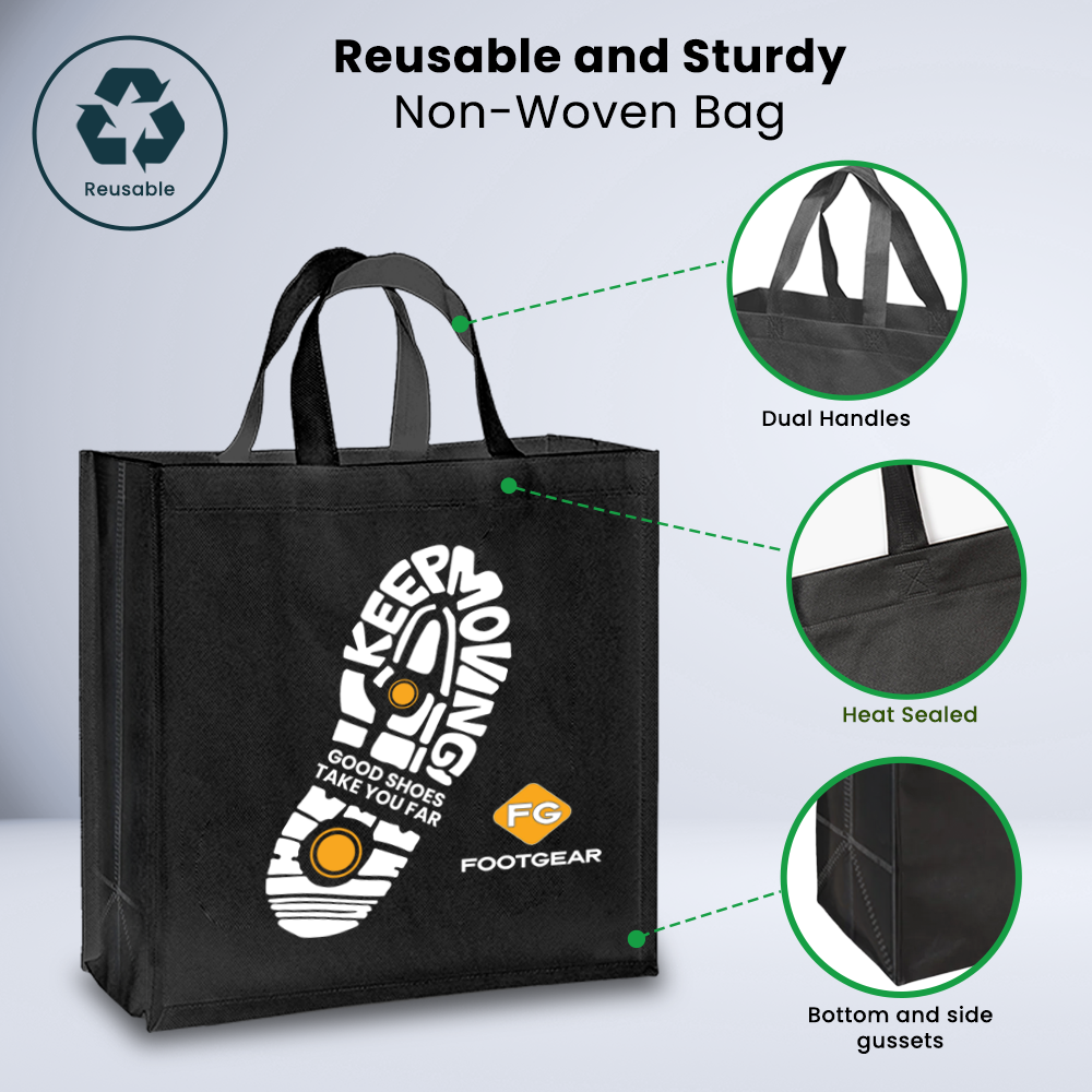 Reusable Non-Woven Shopping Bag | 70GSM, 27L