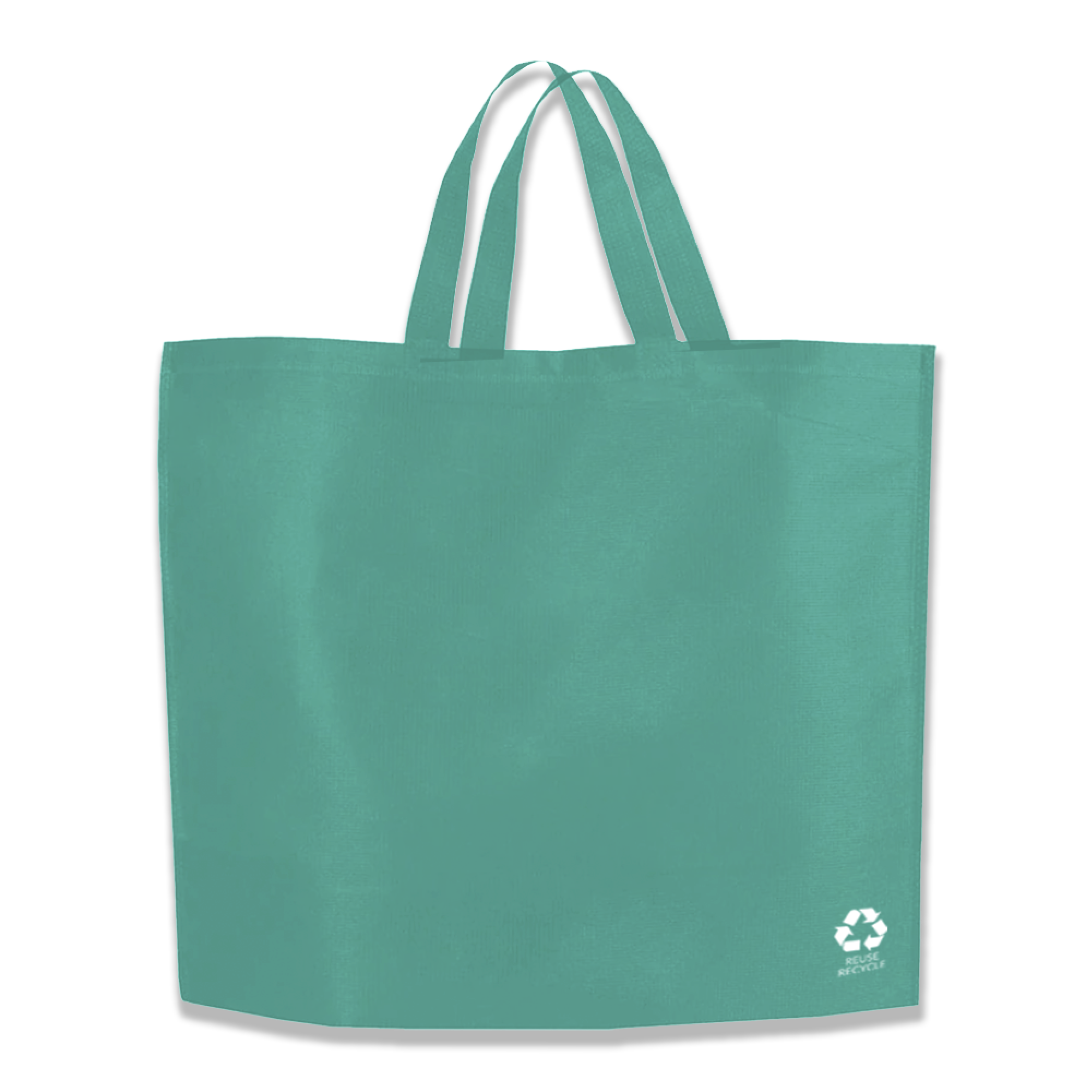 Turquoise Reusable Non-Woven Shopping Bag | 70GSM, 28L