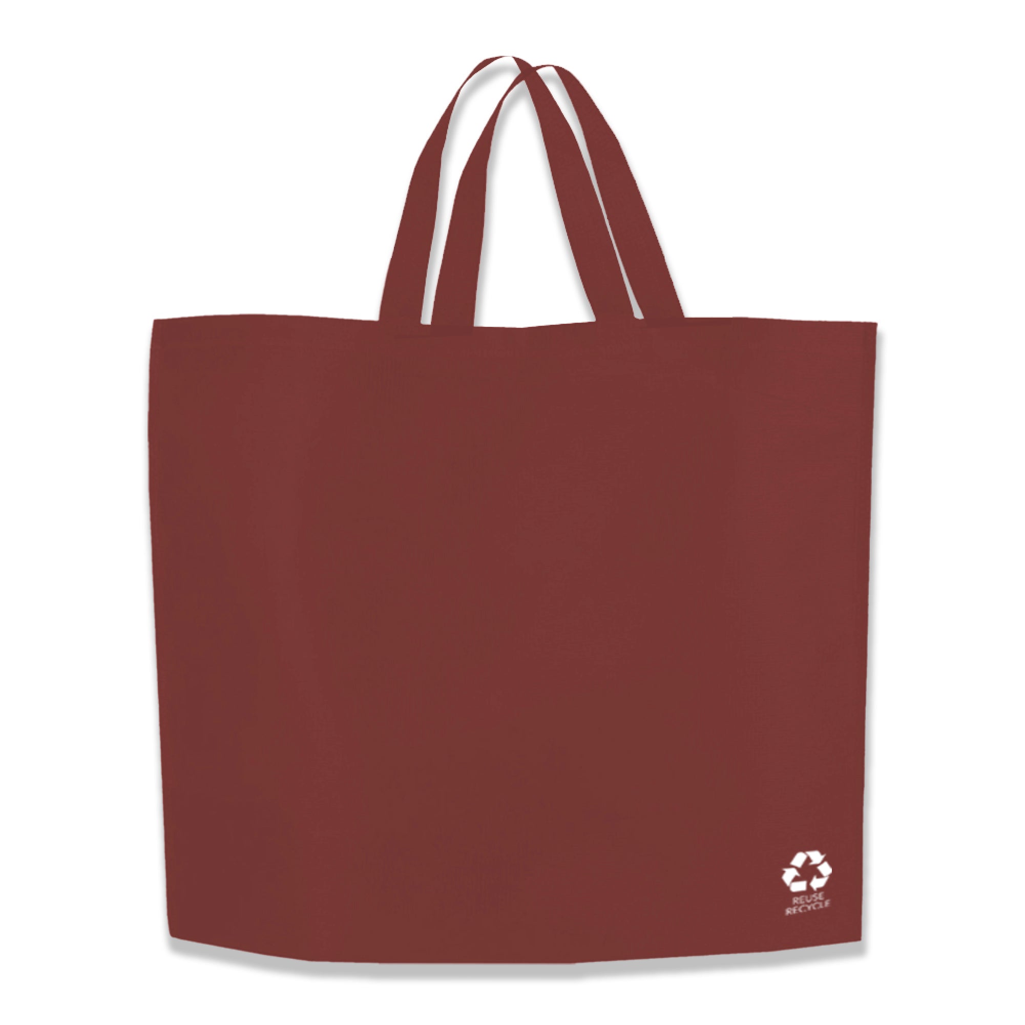 Burgundy Reusable Non-Woven Shopping Bag | 70GSM, 27L